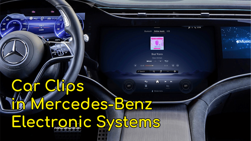 Крепежные элементы в автомобильных электронных системах Mercedes-Benz